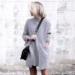 high neck casual dress
